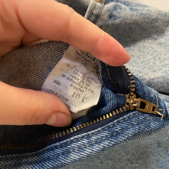 90’s Vintage Lee High-Waisted Acid Wash Mom Jeans 27 W— Grunge Retro Denim - Picture 8 of 12